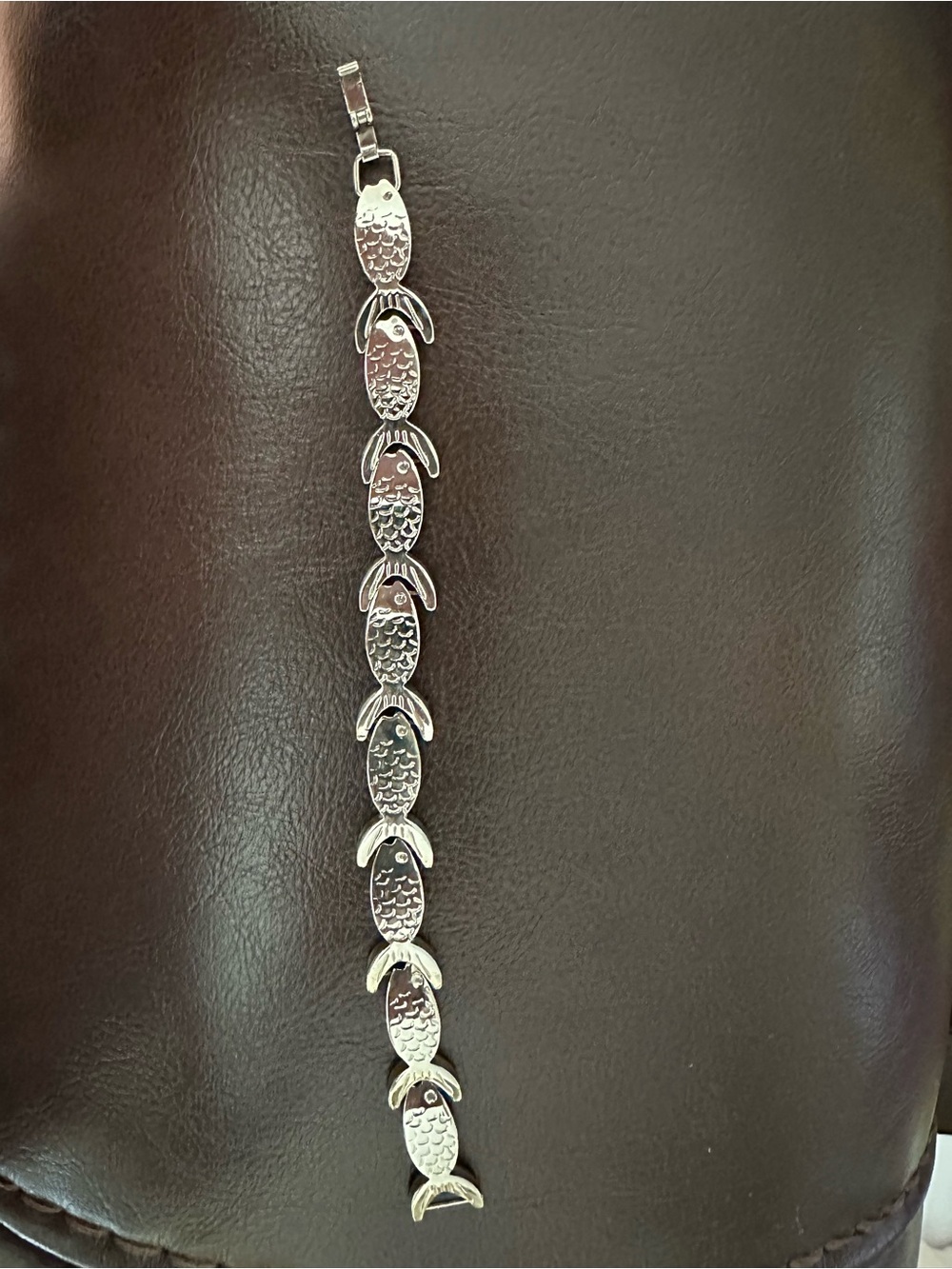 Silver Fish Link Bracelet - Women Jewelry